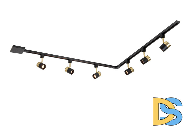 Шинопровод с аксессуарами Lucide Track - basic set 09950/00/30