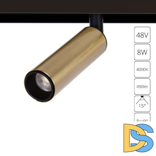 Трековый магнитный светильник Arte Lamp Linea A4660PL-1AB