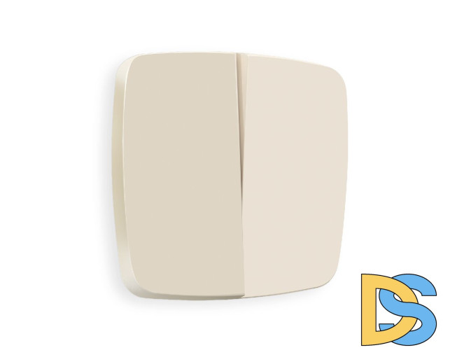 Лицевая панель для выключателя двухклавишного Ambrella Volt Omega OP3230