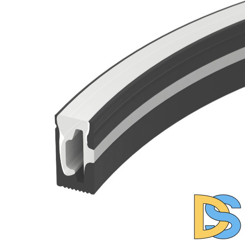 Силиконовый профиль Arlight WPH-FLEX-0612-SIDE-S8-5m BLACK 045782