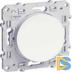 Выключатель 1-клавишный, перекрестный (с трех мест), Белый, серия Odace, Schneider Electric