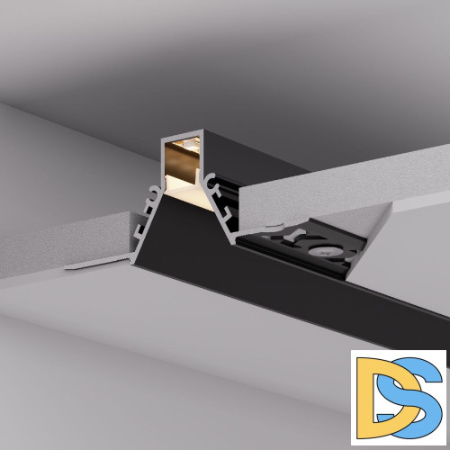 Алюминиевый профиль Arlight COMFORT10-V-FANTOM-2000 BLACK 052541