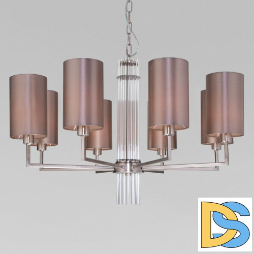 Подвесная люстра Eurosvet Soffio 60134/8 никель