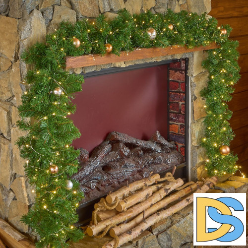 Гирлянда Роса Uniel ULD-S1000-250/DTA WARM WHITE IP20 DEWDROP UL-00012124