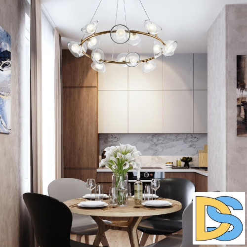 Подвесная люстра Modestyle MS.6015.15 BS