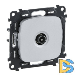 Розетка ТV Legrand Valena Allure c топологией звезда алюминий 753951