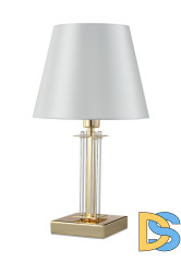 Настольная лампа Crystal Lux Nicolas NICOLAS LG1 GOLD/WHITE