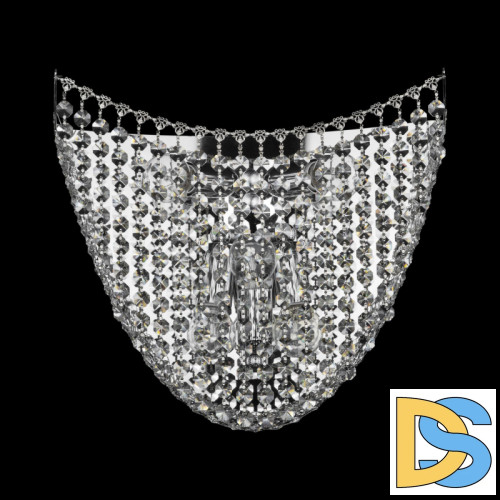Настенный светильник Bohemia Ivele Crystal 77081B/34 Ni