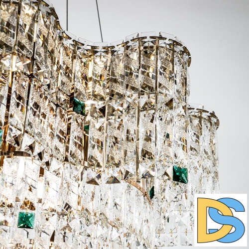 Подвесная люстра Modelux ML.2315.12 GD