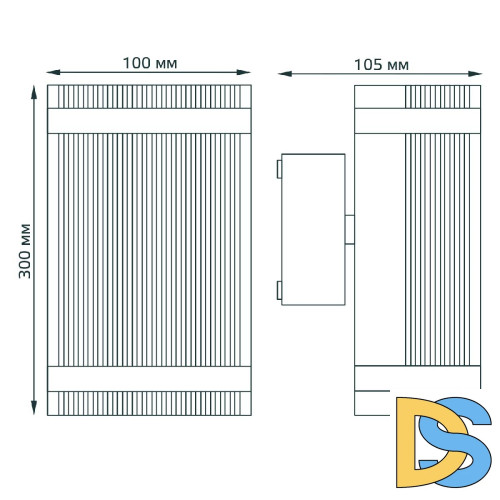 Уличный настенный светильник Gauss Electra GD162