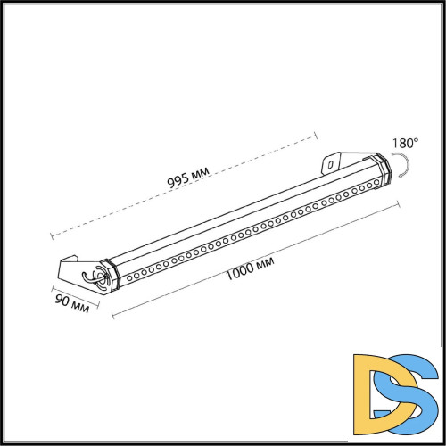 Прожектор Odeon Light Graze 7040/10WL