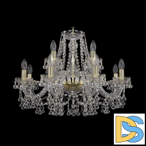 Подвесная люстра Bohemia Ivele Crystal 1409/8+4/240 G