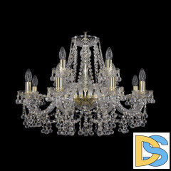 Подвесная люстра Bohemia Ivele Crystal 1409/8+4/240 G