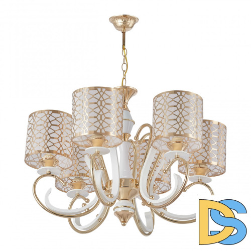 Подвесная люстра Arte Milano Florentia-1237 301237/6 Wh/Gd