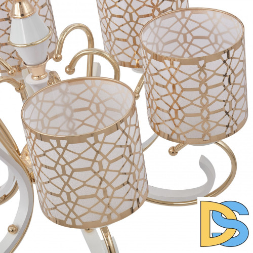 Подвесная люстра Arte Milano Florentia-1237 301237/6 Wh/Gd