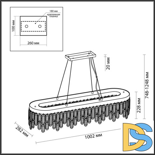 Подвесная люстра Odeon Light Semura 4985/12
