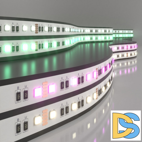 Светодиодная лента Elektrostandard 24V 24W 60Led 5050 IP20 MIX RGB/дневной белый, 5м 4690389172304