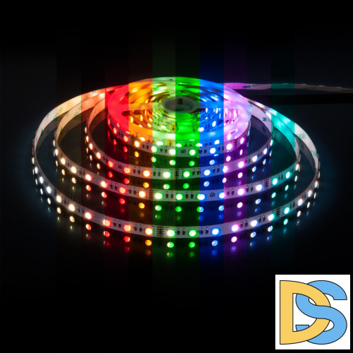 Светодиодная лента Elektrostandard 24V 24W 60Led 5050 IP20 MIX RGB/дневной белый, 5м 4690389172304