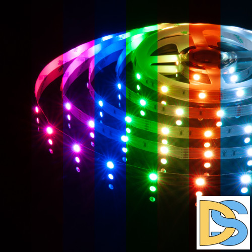 Светодиодная лента Elektrostandard 12V 7,2W 30Led 5050 IP20 RGB, 5м 4690389040160