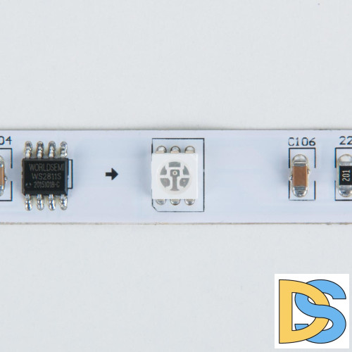 Светодиодная лента Elektrostandard 12V 7,2W 30Led 5050 IP20 RGB, 5м 4690389040160