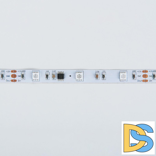 Светодиодная лента Elektrostandard 12V 7,2W 30Led 5050 IP20 RGB, 5м 4690389040160