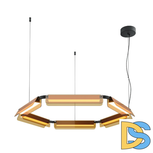 Подвесная люстра Maytoni Flat MOD296PL-L60BC3K