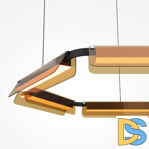 Подвесная люстра Maytoni Flat MOD296PL-L60BC3K