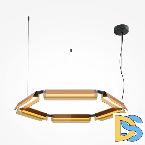 Подвесная люстра Maytoni Flat MOD296PL-L60BC3K