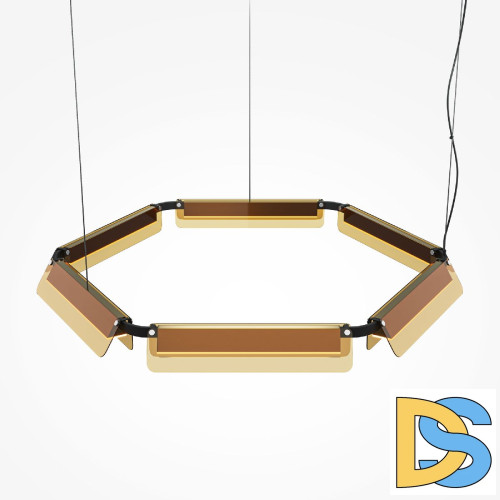 Подвесная люстра Maytoni Flat MOD296PL-L60BC3K