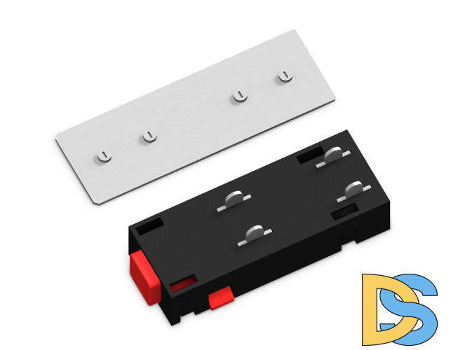 Коннектор питания прямой с соединителем Ambrella Light Magnetic 220V GL1106