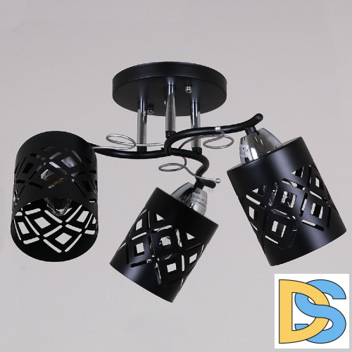 Потолочная люстра Reluce 08267-0.3-03 BK+CR
