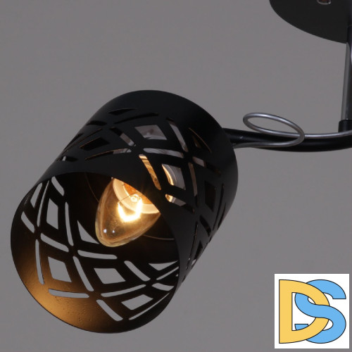 Потолочная люстра Reluce 08267-0.3-03 BK+CR