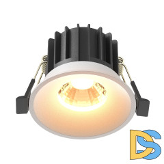 Встраиваемый светильник Maytoni Round DL058-12W2.7K-W