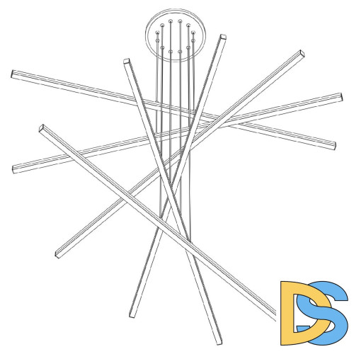 Каскадная люстра Citilux Trent CL203760