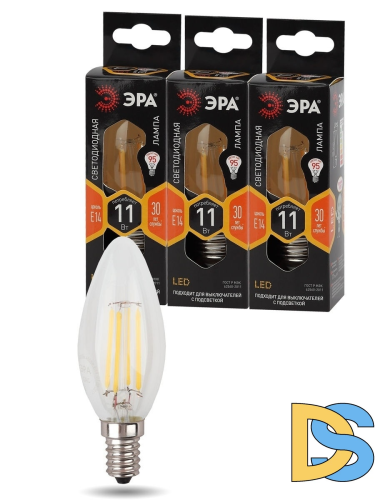 Лампа светодиодная Эра E14 11W 2700K F-LED B35-11w-827-E14 Б0046985