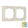 Рамка на 2 поста Werkel Snabb basic (слоновая кость) W0022003