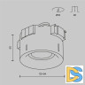 Встраиваемый светильник Maytoni Intro DL111-GU10-W
