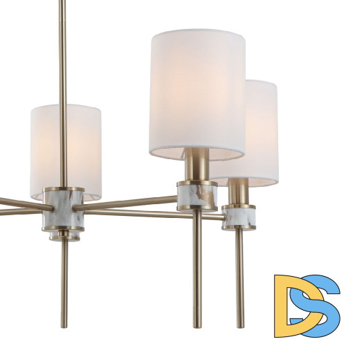 Люстра на штанге Indigo Poesia 13035/5R Brass V000577