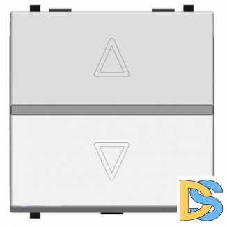 Выключатель жалюзи механический ABB Niessen Zenit Белый