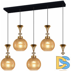 Подвесная люстра Reluce 02001-0.9-05L AMBER