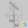 Трековый магнитный светильник Maytoni Elti Duo TR005-2-2X12W4K-BBS