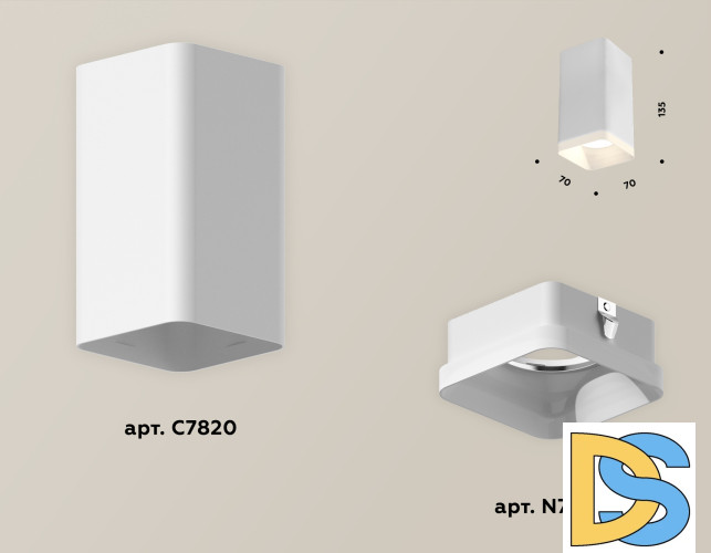 Потолочный светильник Ambrella Light Techno Spot XS7820021 (C7820, N7755)