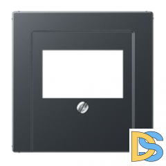 Розетка аудио 2 канала Jung ECO Profi Антрацит