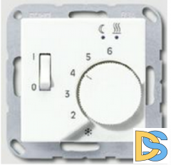 Регулятор температуры пола с выносным датчиком Jung ECO Profi 10А Белый