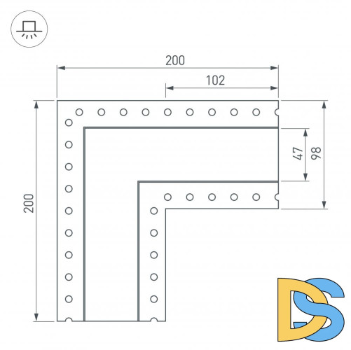 Соединитель профиля Arlight SL-LINIA 030106