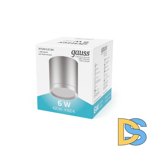 Потолочный светодиодный светильник Gauss Overhead HD019