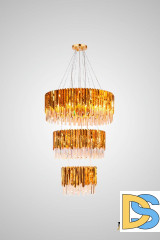 Каскадная люстра AM Group Roberto Cavalli L800-600-400