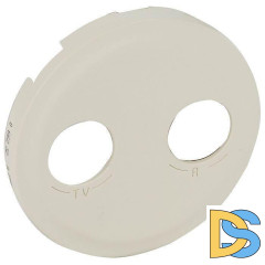 Лицевая панель Legrand Celiane розетки телевизионной TV/FM слоновая кость 066232