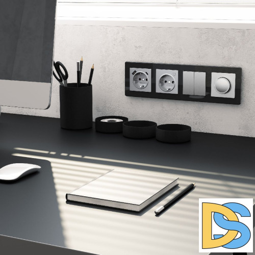 Рамка на 4 поста Werkel Acrylic 4690389190544 W0042708 a062133