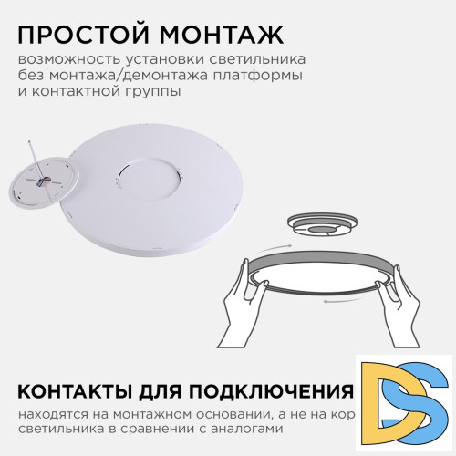 Настенно-потолочный светильник Apeyron Spin 18-138